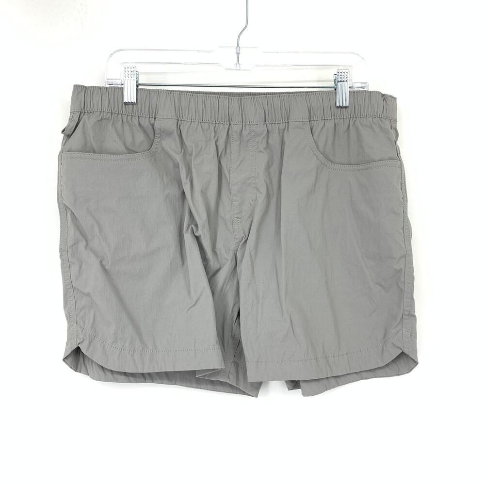 Carhartt Force Relaxed Fit Ripstop 5 Pocket Work Short Womens Sz Large Gray